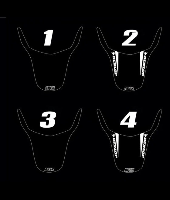 Surron lbx rear fender decal